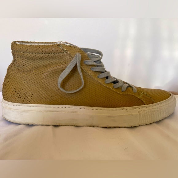 Hardly worn P448 mid-top sneakers, Khaki - Picture 1 of 4